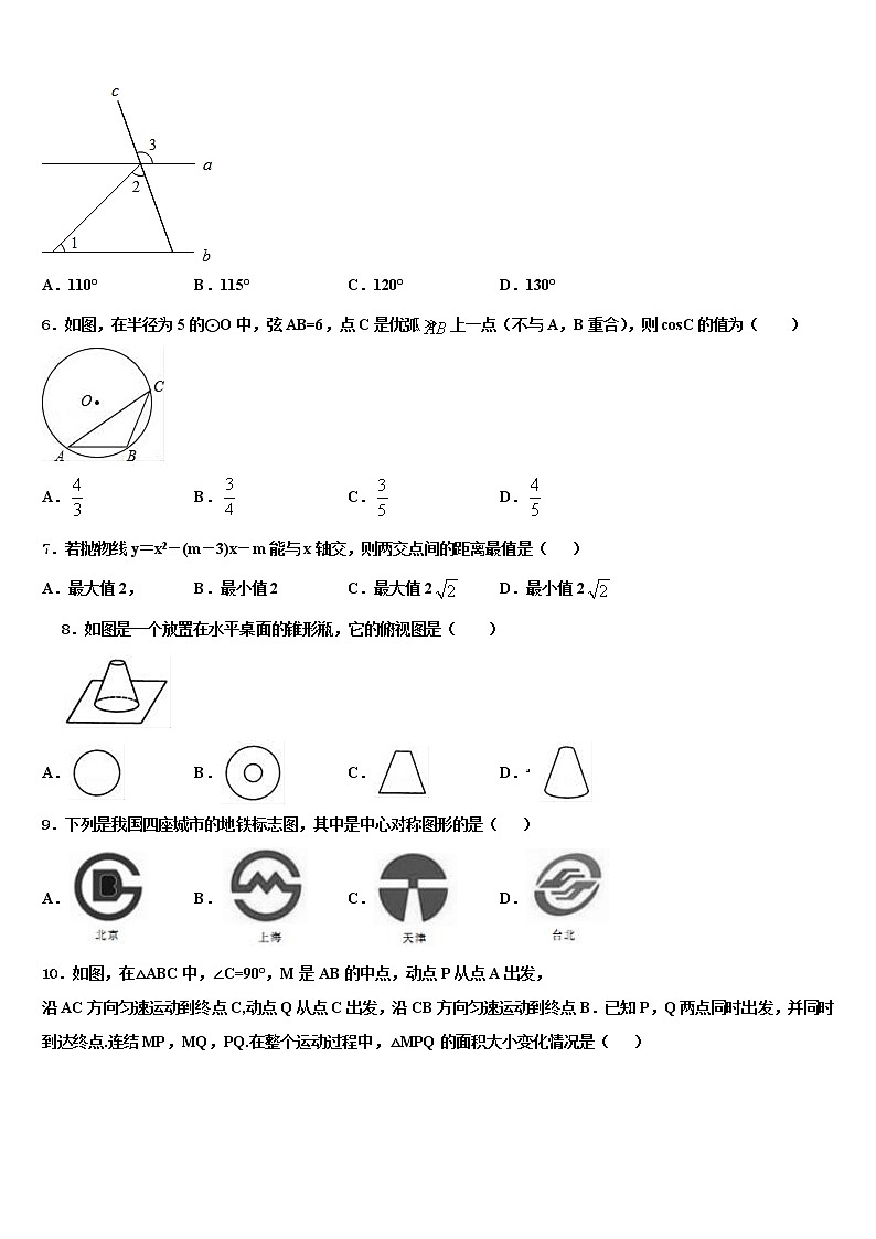 2022届广西自治区岑溪市重点达标名校中考试题猜想数学试卷含解析02