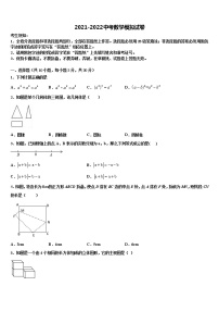 2022届贵州省铜仁伟才校中考数学考试模拟冲刺卷含解析