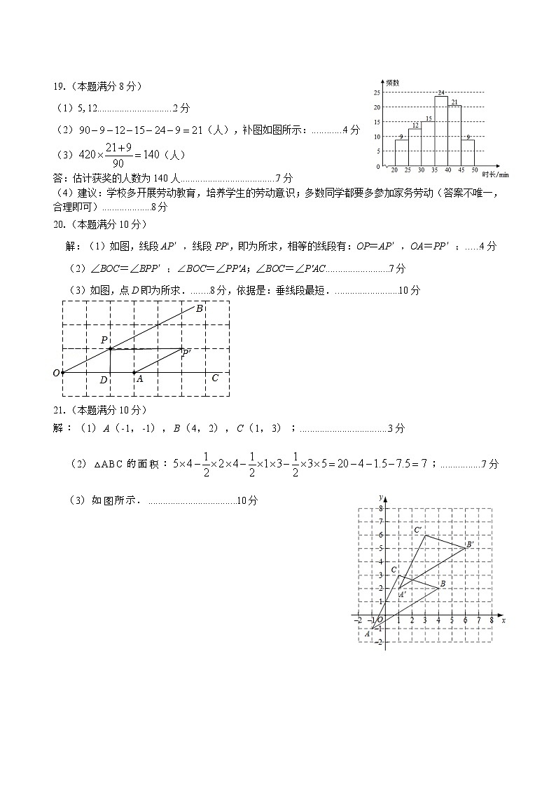 山东省临沂市临沭县2021-2022学年七年级下学期期末考试数学试题02