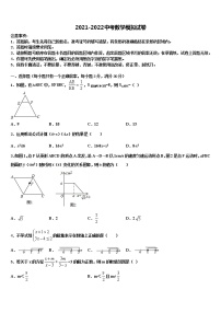 2022届安徽省蒙城下县中考猜题数学试卷含解析