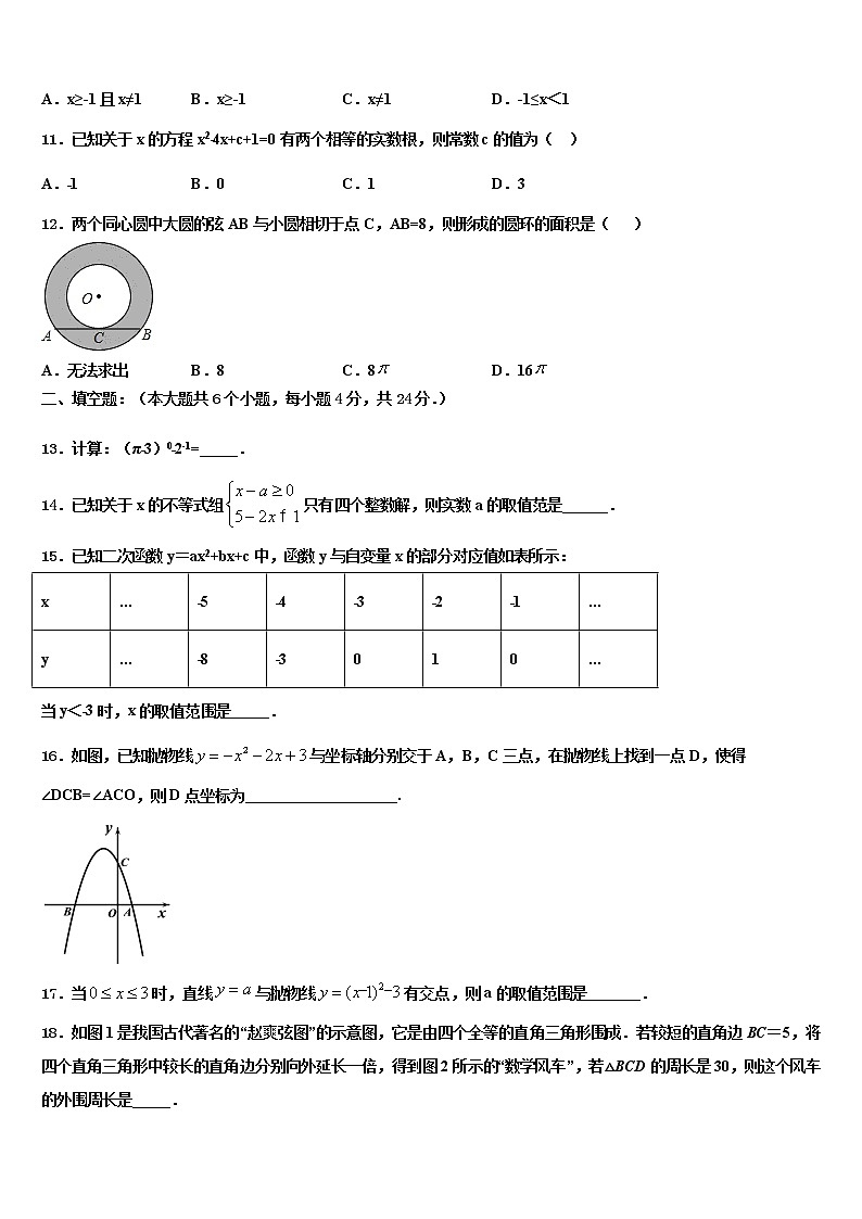 2021-2022学年宁波市江东区中考试题猜想数学试卷含解析03