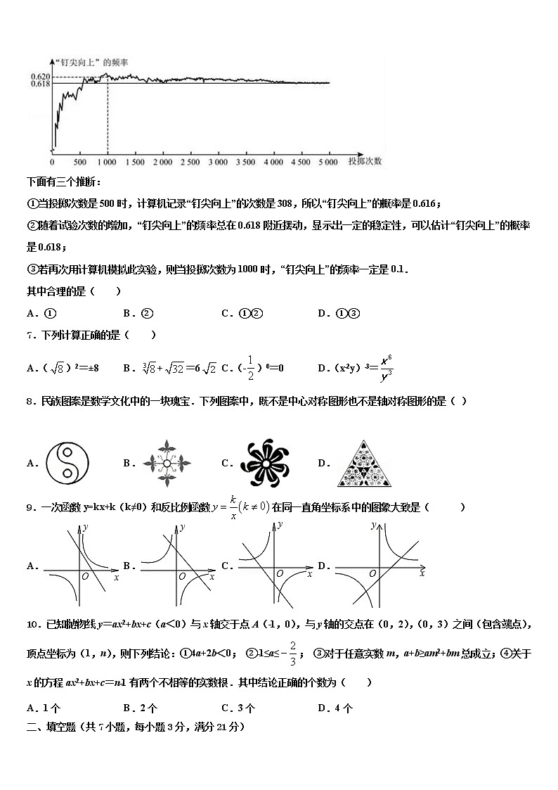2022届河南省上蔡县第一初级中学中考数学考前最后一卷含解析第2页