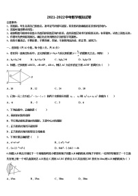 2022届衡阳市重点中学中考数学仿真试卷含解析