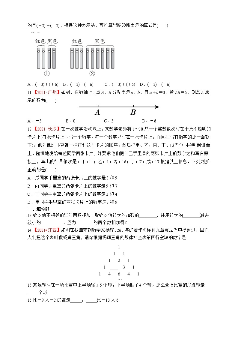 人教版数学七年级上册1.3.1 有理数的加法【课件+练习】02
