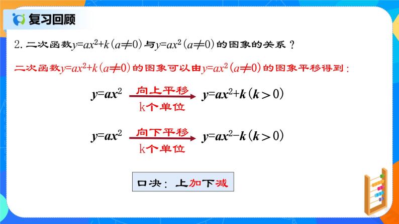 22.1.4 《二次函数y=a(x-h)²的图象和性质》课件+教案04