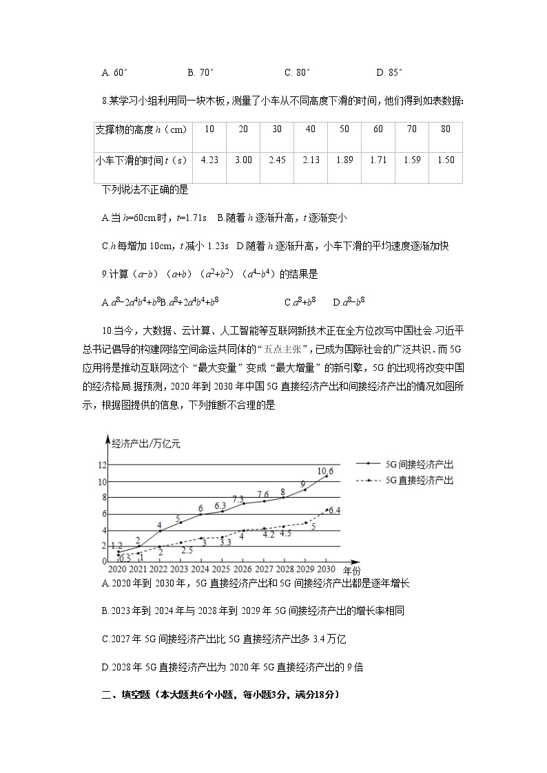 山东省烟台龙口市（五四制）2021-2022学年六年级下学期末考试数学试题（含答案）02