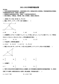 2022届湖北省武汉市青山区5月中考数学适应性模拟试题含解析