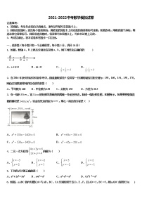 2022届湖南省岳阳市城区中考数学对点突破模拟试卷含解析