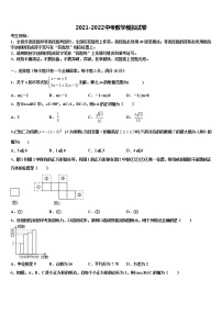 2022届湖南省岳阳市平江县中考适应性考试数学试题含解析