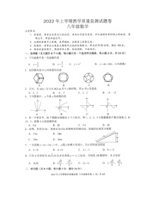 湖南省常德市澧县2021-2022学年八年级第二学期期末教学质量监测数学试题（含答案）