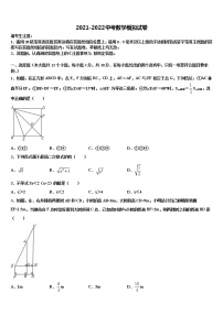 2022届湖北省孝感市八校联谊——中考数学适应性模拟试题含解析