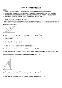 2022届吉林实验中学中考数学模拟预测题含解析