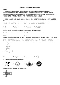 2022届江苏省泰兴市实验初级中学中考冲刺卷数学试题含解析