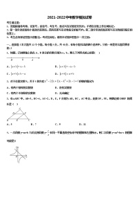 2022届江苏省南京市江北新区中考数学押题卷含解析