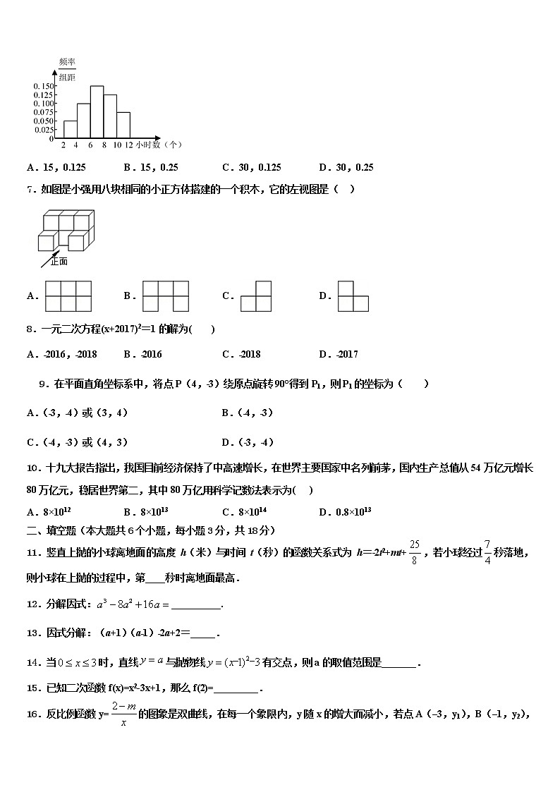2022届江苏省连云港重点达标名校中考数学四模试卷含解析第2页