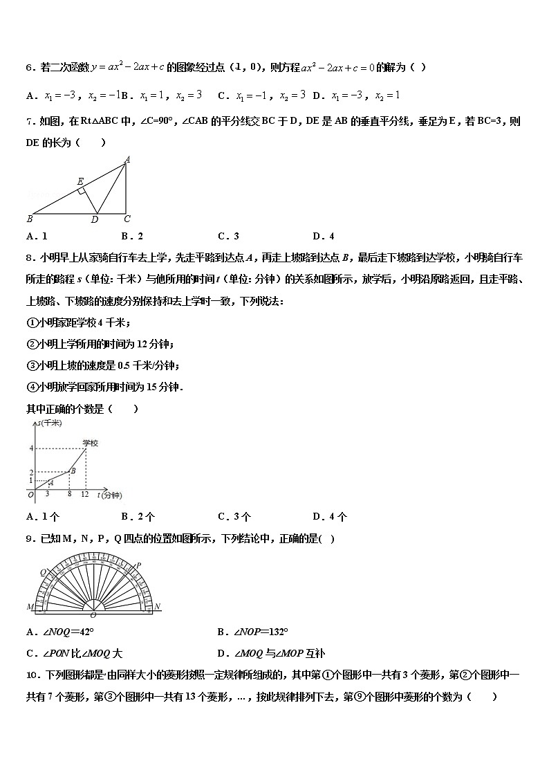2022届江苏省扬州市教院重点名校中考考前最后一卷数学试卷含解析02
