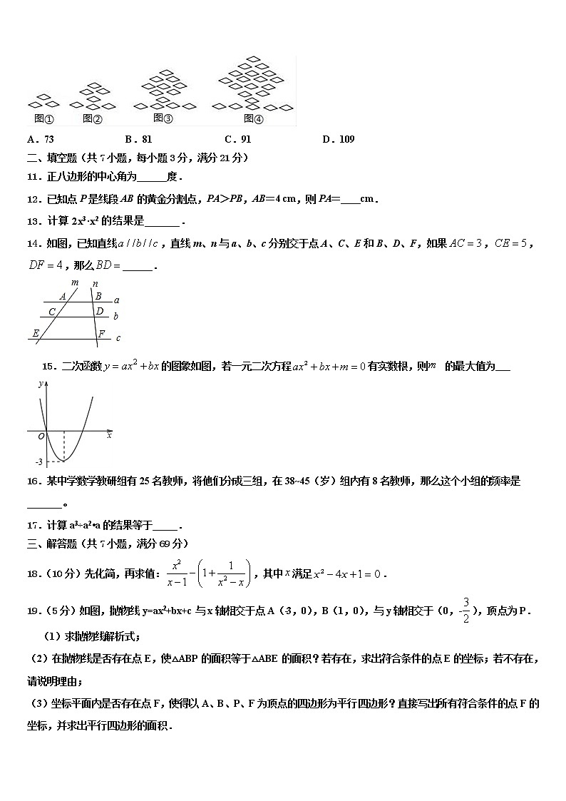 2022届江苏省扬州市教院重点名校中考考前最后一卷数学试卷含解析03
