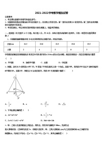 2022届内蒙古巴彦淖尔市临河区达标名校中考三模数学试题含解析