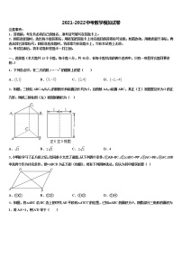 2022届江苏省盐城市大丰区第一共同体、射阳二中学中考数学模拟试题含解析