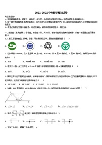 2022届内蒙古包头市中考数学考试模拟冲刺卷含解析