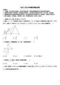 2022届辽宁省沈阳和平区五校联考中考联考数学试题含解析