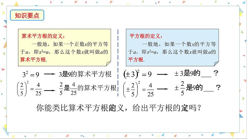 初中数学八年级上  平方根第二课时 课件第6页