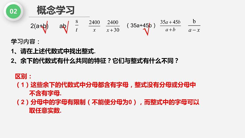 初中 初二 数学  《认识分式 》课件04