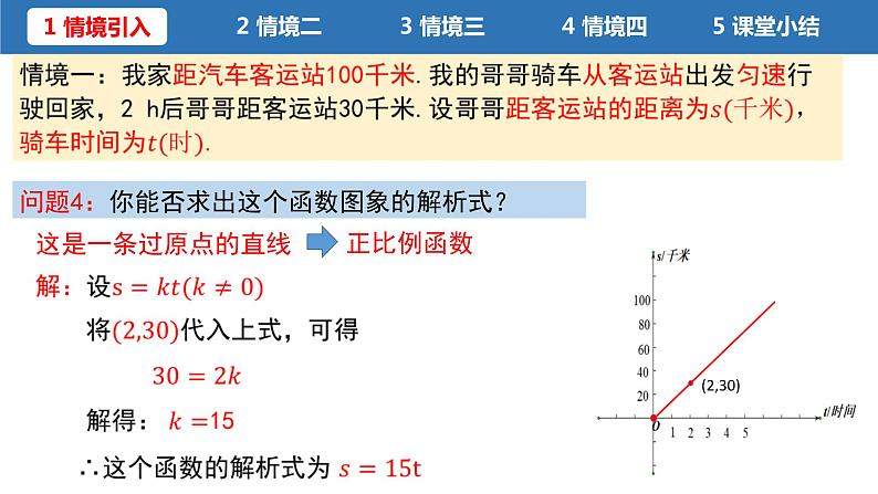 初中数学八年级上  用二元一次方程组确定一次函数表达式 课件第5页