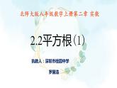 初中数学八年级上 平方根  课件