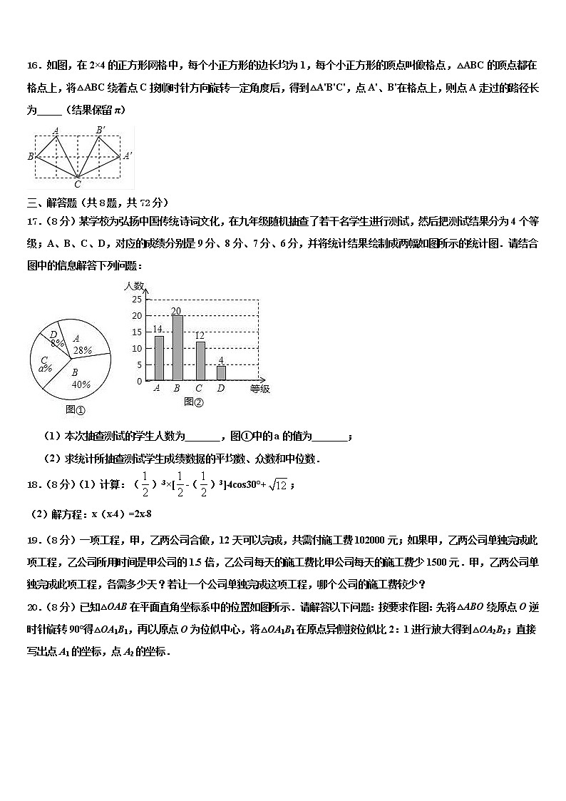 2022届山东省滨州市五校联合市级名校中考试题猜想数学试卷含解析第3页