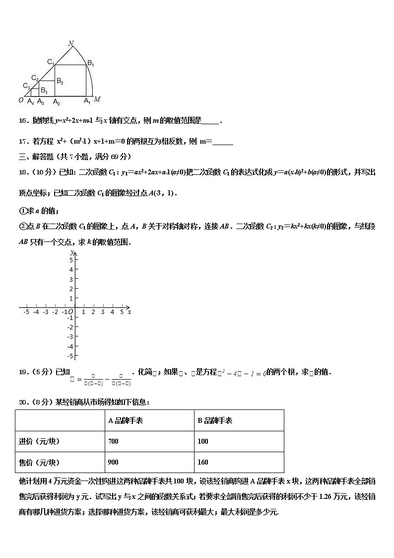 2022届山东省济宁市汶上县市级名校中考数学模试卷含解析03