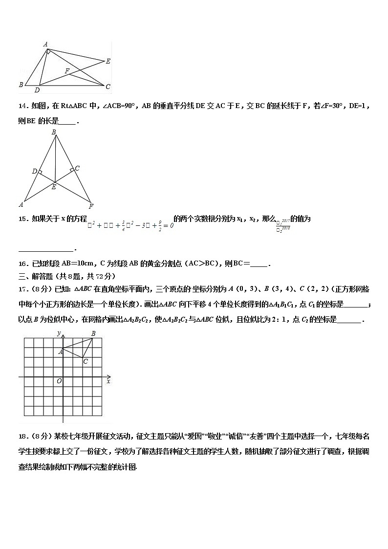2022届陕西省商洛市名校中考考前最后一卷数学试卷含解析03