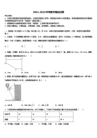 2022届山西省朔州市朔城区四中学～达标名校中考数学对点突破模拟试卷含解析