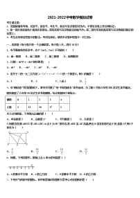 2022届陕西省商洛市中考数学模拟预测试卷含解析