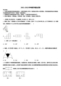 2022届四川省宜宾市叙州区中考数学全真模拟试题含解析