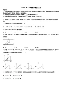 2022届新疆维吾尔自治区伊犁哈萨克自治州伊宁县重点中学中考数学模拟预测试卷含解析