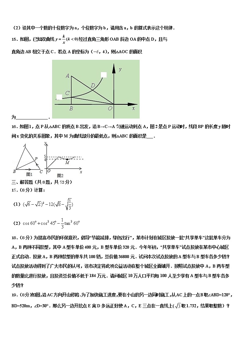 2022届宁夏石嘴山市平罗县重点达标名校毕业升学考试模拟卷数学卷含解析第3页