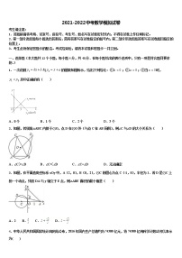 2022届山东省滨州市邹平双语校中考五模数学试题含解析