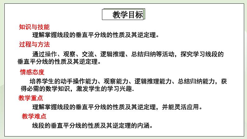 湘教版8上数学第二章2.4.1《线段的垂直平分线》课件第2页