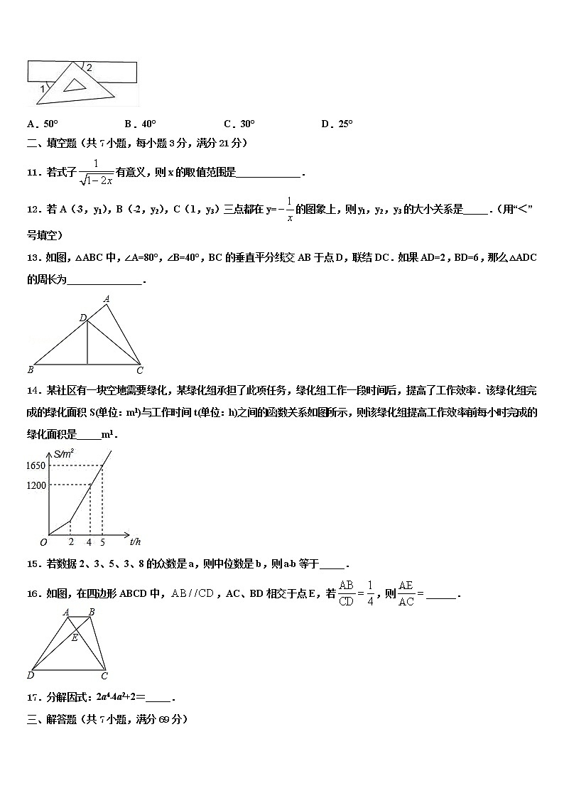 2022届重庆市永川九中重点达标名校毕业升学考试模拟卷数学卷含解析03