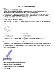 2022年安徽省阜阳市太和县中考数学全真模拟试题含解析