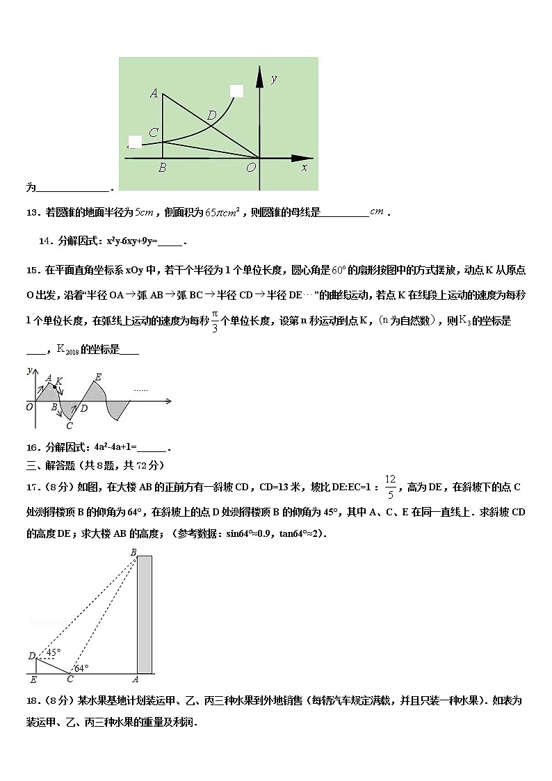 2022年安徽省阜阳市太和县中考数学全真模拟试题含解析03