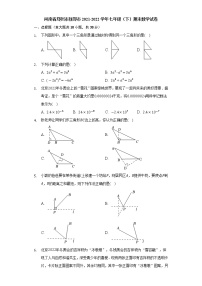 河南省郑州市新郑市2021-2022学年七年级下学期期末数学试卷(word版含答案)