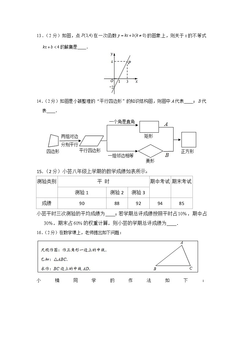 北京市燕山区2017-2018学年九年级(下)期末数学试卷(含解析)第3页