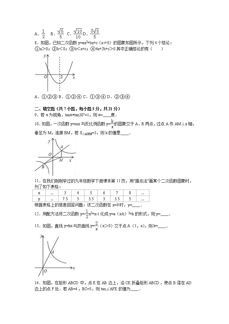 02 【人教版】九年级上第二次月考数学试卷（含答案解析）第2页