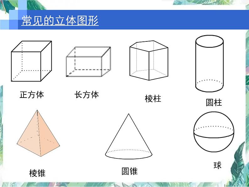 北师大版七年级数学上册 生活中的立体图形 优质课件05