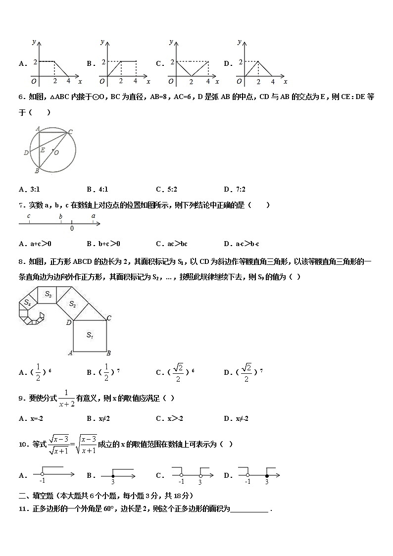2022年福建省夏门市金鸡亭中学中考数学模拟预测试卷含解析02