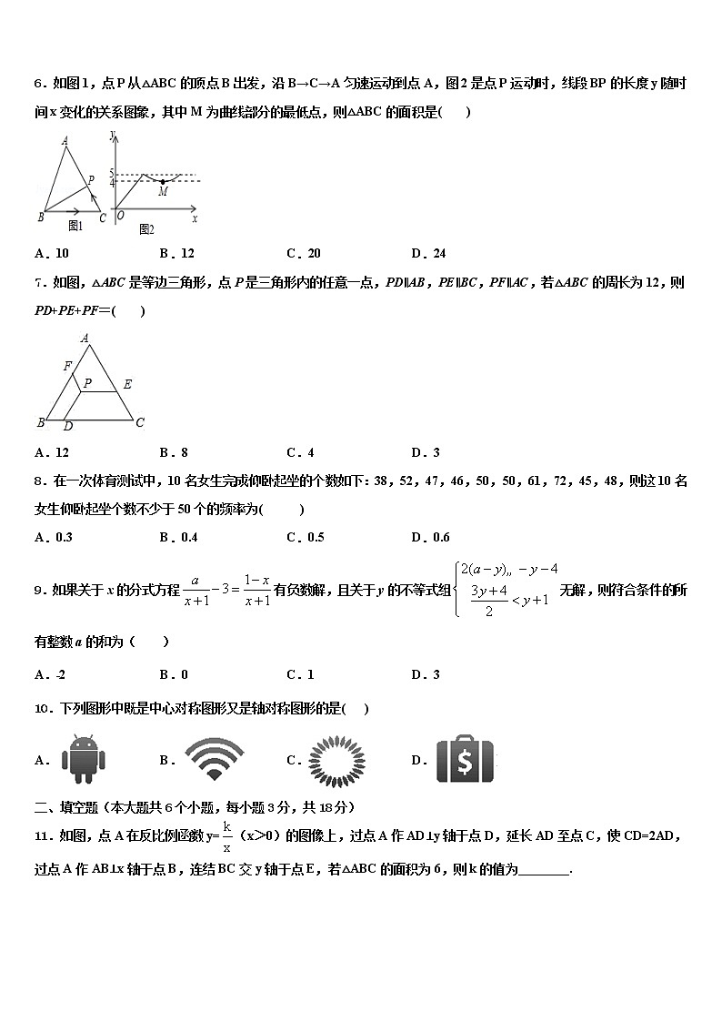 2022年大石桥市水源二中中考数学对点突破模拟试卷含解析第2页