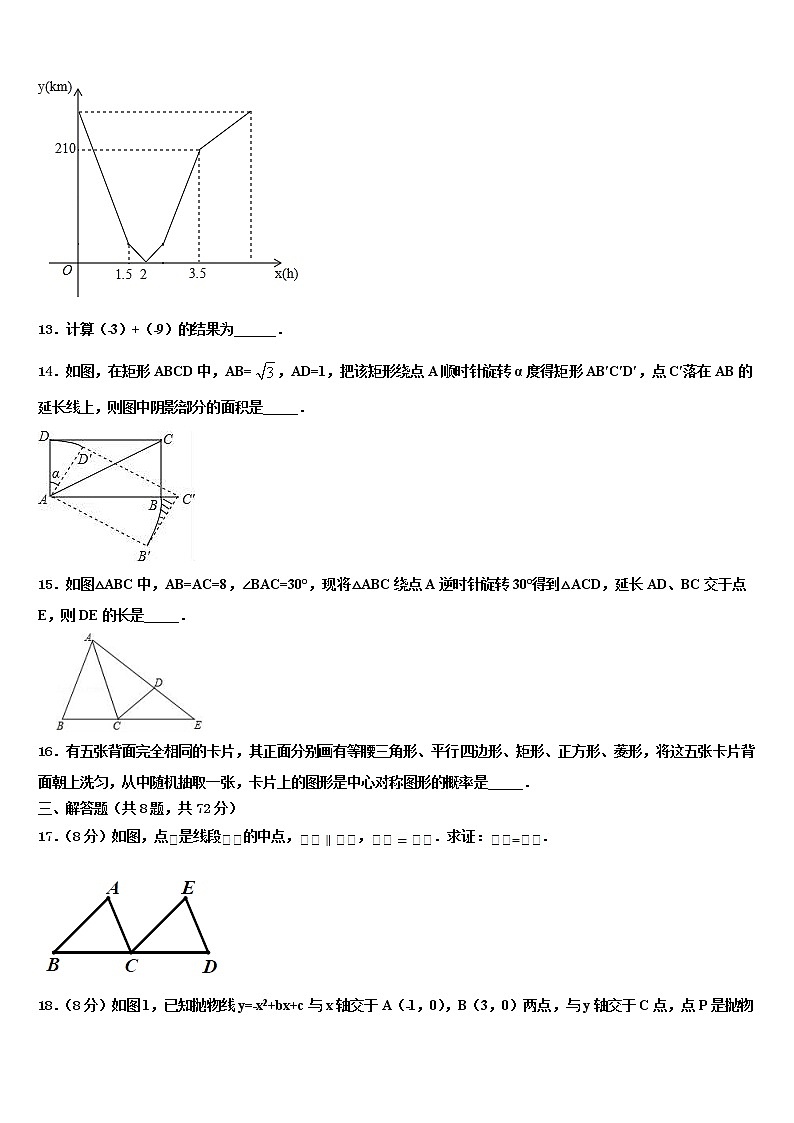 2022年广东省江门市恩平市达标名校中考二模数学试题含解析03