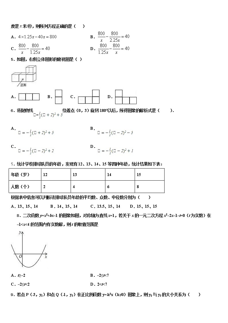 2022年河北省沧州孟村县联考中考数学考试模拟冲刺卷含解析第2页